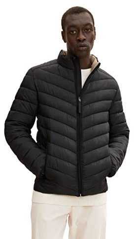 TOM TAILOR Herren Lightweight Steppjacke 1031474, 29999 - Black, M