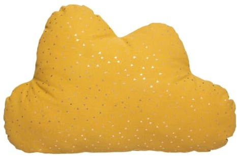 Atmosphera - Cojín Infantil Berlingot Nube - algodón - Amarillo-Ocre - 45x28 cm
