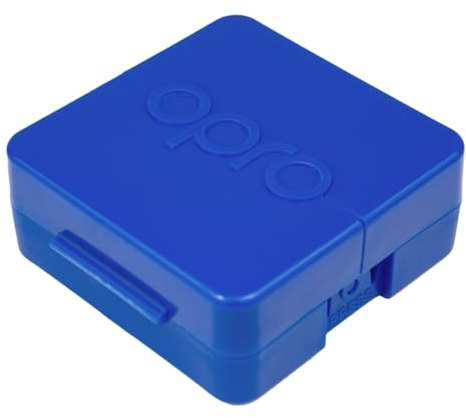 OPRO Antimikrobielles Mundschutz-Etui – Eliminiert 99,99 % der Bakterien dank Biomaster-Schutz – Hygienisches Etui für Zahnschutz, Knirschschiene, Zahnschiene & Zahnspange – Hergestellt im UK