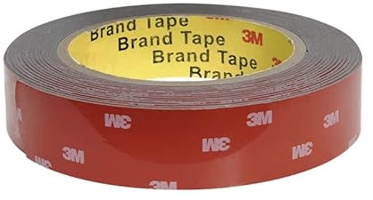 Cinta Doble Cara Extrafuerte, Hecho de 3M Cinta, Potente Cinta Adhesiva Doble Cara Impermeable Resistente a Altas, para el Montaje de Automóviles y Motocicletas,Oficina y Hogar-20mm*3,3m