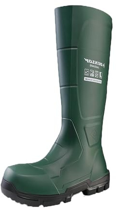 DUNLOP JobGUARD S5 Wellington Boot - Unisex, Waterproof and Lightweight, Snug-fit Work Wellies with Slip Resistant Outsole, Acifort