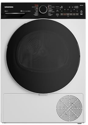 Grundig - GTP6424WI-IT - Asciugatrice 10kg, Classe A++, VAPORE SupremeRefresh, porta reversibile, Wi-Fi, 64DbA, AxLxP 84x60x60,7