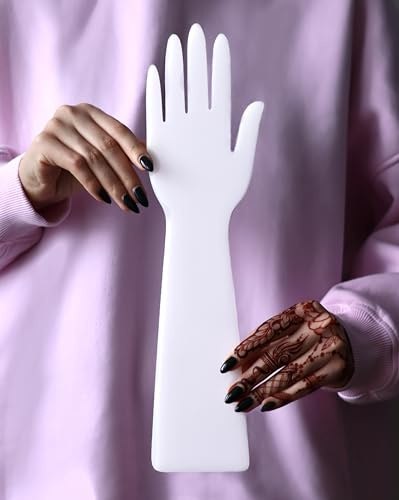 Akryl hand för henna-övning – återanvändbar plastskiva för henna-koner pasta | nybörjare henna-kit för mehendi konst