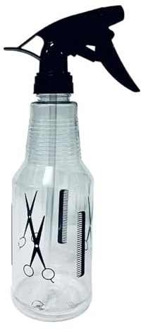 ZRHWSPD Bote Spray Pulverizador Botella pulverizadora de plástico transparente for peluquería, herramientas for el cabello, pulverizador agua, estilo maquillaje, portátil(500ML)