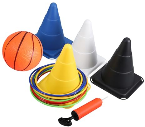 BESPORTBLE Bright Color Outdoor Tossing Rings Game Set for Boys and Lightweight Portable Plastic Ring Toss for Family Fun Concentration and Coordination Training Interactive Sports Plaything
