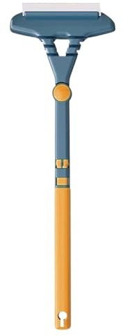Spazzola Per Pulire Zanzariere 46x16 Cm, Raschietto Per Vetri Integrato, Spolverino Antipolvere Multifunzione, Rimuove Polvere E Pellicola D'Acqua, Ideale Per Finestre Balconi, Porte E Verande