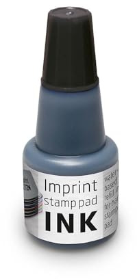 Trodat - Imprint 7711 Flacone di Inchiostro per Timbri Manuali, per Reinchiostrare Tamponi o Cuscinetti della Linea Imprint 9070M, 9071M, 9072M, 9073M E 9074M, Colore Nero, contenuto 24 ml