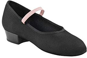 Capezio Chaussures de Caractère en Toile 2.5cm 32.5 Noir
