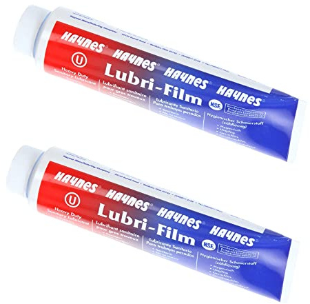 CPUK Pack of 2 Lubricant Gel For Slush and Ice Cream Machines Haynes Lubri Film 4oz Tubes