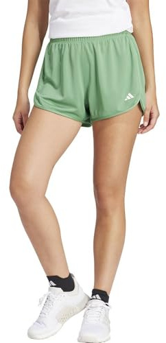 adidas Pacer Essentials Short Court Taille Haute en Tricot pour Femme, Taille S, 7,6 cm, Noir, Noir, S