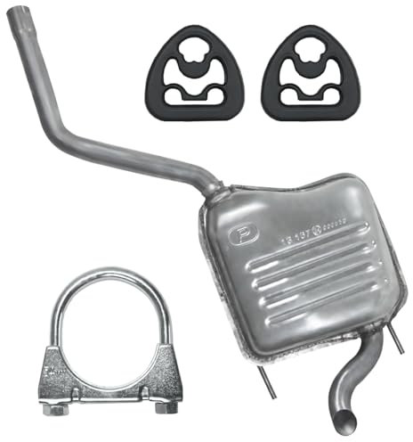 Schalldämpferset Auspuff Endtopf für Mercedes C -Klasse W202 1993-05/2000 2.0 D