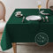 Softalker Tischdecke 140x240 Weihnachten Abwaschbare Jacquard Geometrischem Tischdecke Silvester Grün Tischtuch Rechteckig Tablecloth Weihnachtsdeko für Outdoor Gartentisch Wohnzimmertisch Couchtisch