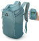 Haimont 25L Ultra-lightweight Foldable Rucksack, Water Resistant Packable Backpack for Travel, Hiking, Gym, Commuting, Camping, Grey