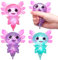 Kaisibum 3 Stück Axolotl Squishy Glitzer Witziges Squeeze Sensorische Anti Stress Axolotl Tiere Spielzeug für Kinder und Erwachsene