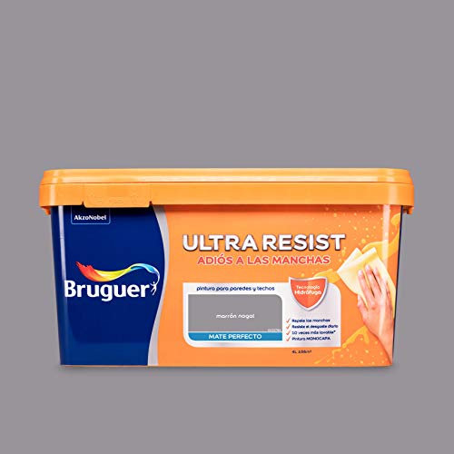 Bruguer ULTRA RESIST Pintura para paredes ultra lavable Marrón Nogal 4L