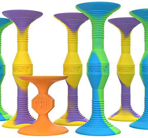 Popdarts PRO Pack Game Set (Wigglenobber Target Marker) - Indoor, Outdoor Suction Cup Throwing Game - Competition with a POP