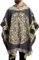 Gamboa Alpaka Wolle Poncho Herren Decke Ponchos Kapuze Cape Pancho Männer Mexikanischer Wollponcho Winter Cowboy Hippie Jacke