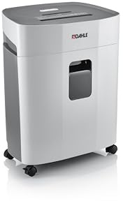 Dahle PaperSAFE PS 260 Aktenvernichter (12 Blatt, Sicherheitsstufe P4, Partikelschnitt, öl- und wartungsfrei, 25 Liter) grau