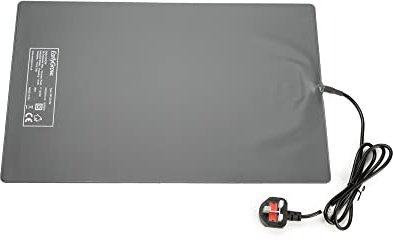 EarlyGrow MPL50152 Large PVC Heated Propagator Mat Water Resistant for Indoor Hydroponic Seed Germination and Plant Growth - 38.5w - 55x35cm