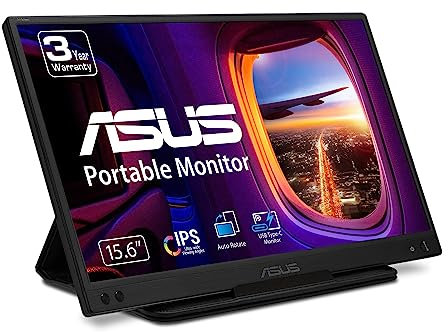 ASUS ZenScreen MB166C écran plat de PC 39,6 cm (15.6) 1920 x 1080 pixels Full HD LED Noir