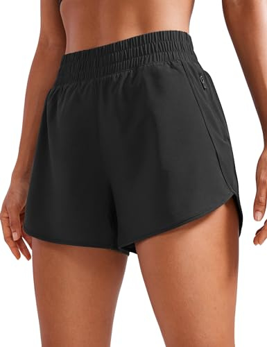 CRZ YOGA Pantalones Cortos Delfín Atlético 7cm Negro 36