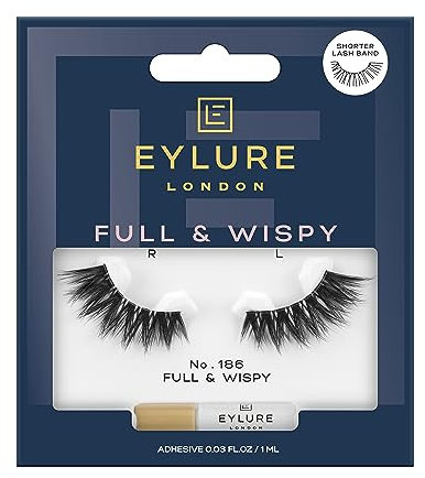 Eylure Full & Wispy No. 186 False Lashes (Shorter Lash Band)