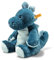 Steiff Kuscheltier Spott Stegosaurus, Süßes Stofftier, Kinder, Jungen & Mädchen, Soft Cuddly Friends, Plüschtier 28 cm, Mittelblau, 087868