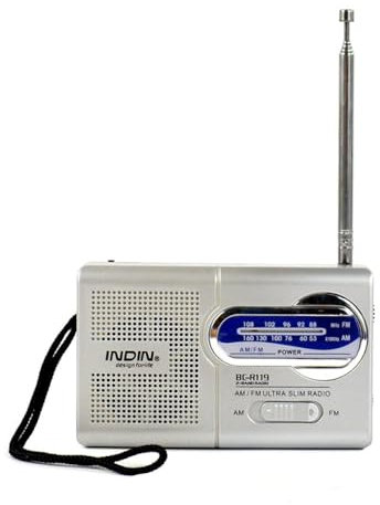 Mini antenne radio AM/FM portable télescopique récepteur mondial BC-R119 à piles