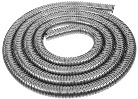 LAPYAPPE Tuyau Fileté Acier Inoxydable Manchon Protecteur De Câble Tuyau Flexible De Protection pour Câbles