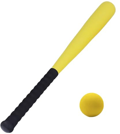 BUBEFSKD Bastone da Softball Allenamento per Bambini Giocattolo Baseball Pipistrello Morbido in Schiuma con Regalo Piccoli Pipistrello Morbido con Palline I più