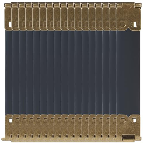 ULTECHNOVO Bisagras Internas para Bolsos 20 Piezas Marco Flexible de Metal de 8 Cm Clip de Resorte para Manualidades, Costura de Monederos y Bolsos Diy, Accesorios de Herrajes para Carteras