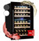 KLARSTEIN Cantinetta Vino Design da Incasso, Refrigerata a Zona Doppia per Vino Rosso, Bianco e Birra, Controlli Touch, Frigo per Esterno/Interno, 132L, 35 Bottiglie