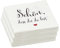 Servietten 60er Set │ Motiv Sprüche Schön dass du da bist │ 3lagige Papierserviette 33x33cm │stoffähnlich Tuch Partyzubehör (60er Set Serviette Schön dass du da bist)