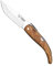 Cudeman Albaceteña 380-L klassisches Klappmesser 8 cm MoVa-Edelstahlklinge, 10,5 cm natürlicher Olivengriff für Jagd, Überleben + Flaschenhalter