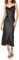 The Drop Robe Nuisette pour Femme, Col Bénitier, Scarlett, Noir, Taille M
