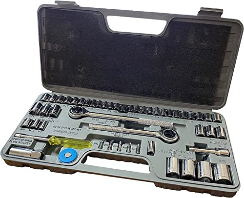 Kippen 1242CS - Set da 52 Pezzi di Chiavi a Bussola con Accessori.