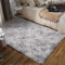 ASIinnsy Hochflor Teppich Wohnzimmer Flauschig Shaggy Weich Modern Grau Teppich Schlafzimmer Kinderzimmer Deko Langflor Teppiche Groß rutschfest Plüsch-Teppiche (Grau Weiß, 80 x 120 cm)