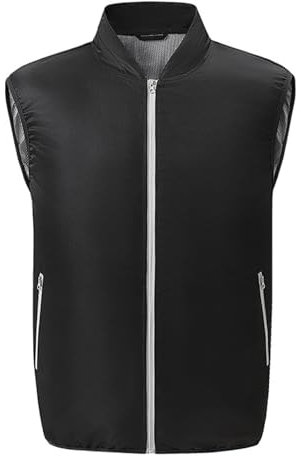Meichoon Air Conditioner Vest with 2 Fans Cooling Waistcoat Men Women USB Charging Summer Clothes Ideal for High Temperature Work Outdoors
