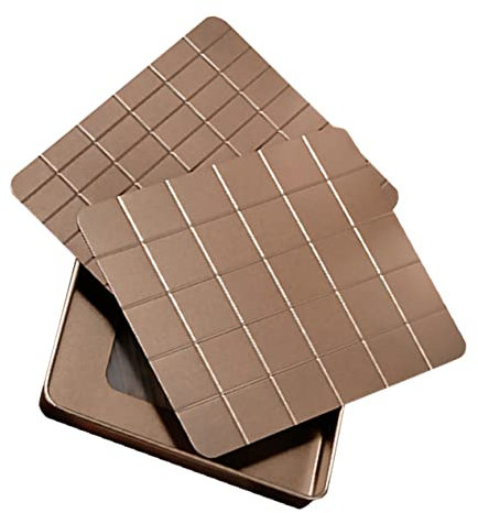 Nougat Metal Mold Tray with Grating Board Coffee