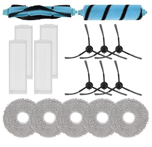 Set di spazzole principali, spazzola per lanugine e panni per mocio, per aspirapolvere Cecotec Conga 11090