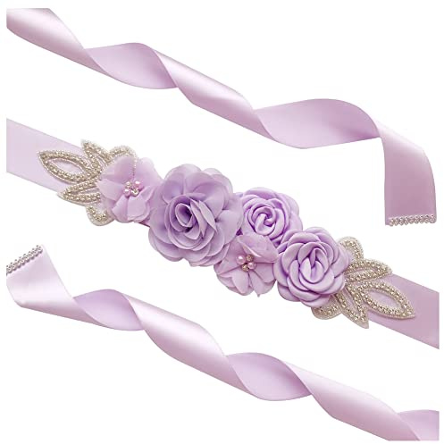 Cinturón de mujer con perlas de diamantes de imitación para novia, cinta de raso para boda, dama de honor, vestido de boda, cadena de cintura, accesorios