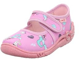 Superfit Mädchen BELINDA Hausschuhe, ROSA/MEHRFARBIG 5540