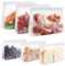 SPLF 6 Pack Dishwasher Safe Reusable Freezer Bags, Reusable Food Bags, BPA FREE Reusable Ziplock Bags Stand Up Extra Thick Leakproof Silicone and Plastic Free Zipper Sandwich Snack Lunch Bags