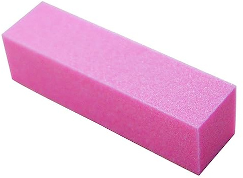 WRITWAA Blocchi Abrasivi in Spugna Rosa Efficaci e Versatili Set 10 Pezzi 4 Lati Accessori la Cura delle Unghie per Manicure Professionale e Uso Domestico