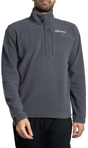 Berghaus Men's Prism Micro Polartec Fleece Full Zip Jacket Fleece Full Zip, Carbon, XXL