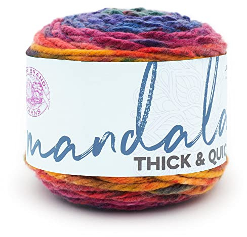 Lion Brand Yarn 528-208 Mandala Thick & Quick Yarn, Turbine