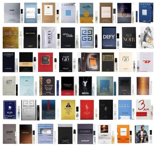 Cologne 11 Designer Samples Vials For Men