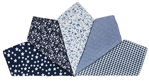 HOULIFE Ladies Cotton Handkerchiefs Women Soft Vintage Floral Print Hankies | Soft Material, for Wedding Party Daily Use, Breathable & Durable
