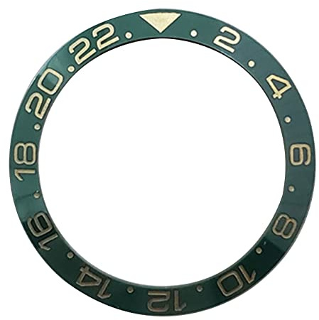SHEAWA - Lunetta in ceramica di ricambio, accessorio ad inserto per orologio Rolex GMT da 40 mm, 10, Taglia unica