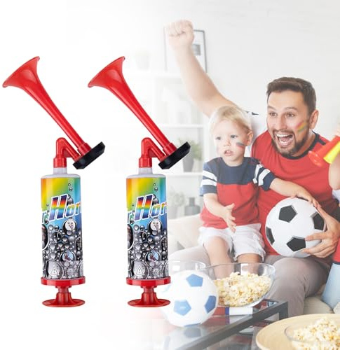 ZHITENG 2 Pièces Corne de Brume Super Fort à Main, Trompette Supporter Air